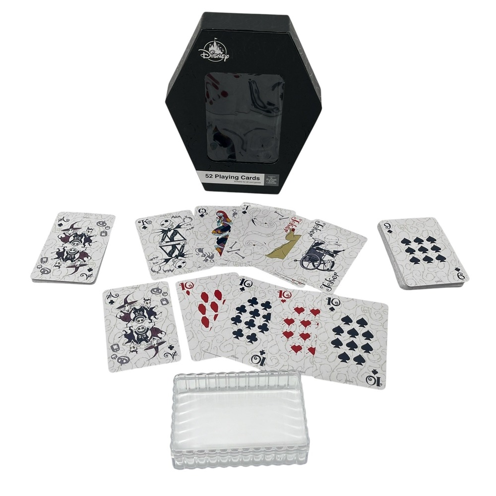 Disney Parks Nightmare Before Christmas Coffin Playing Cards Jack Skellington
